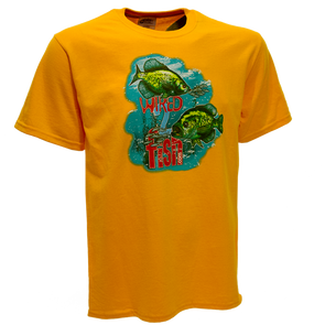 Wired2fish Crappie T-Shirt - Gold