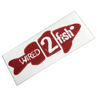 Wired2Fish Red Fish Decal