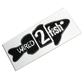 Wired2Fish Black Fish Decal