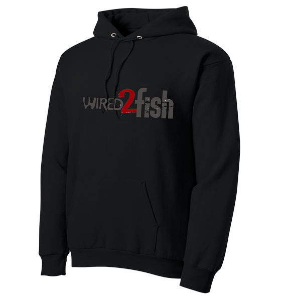 Wired2Fish Logo Hoodie - Black